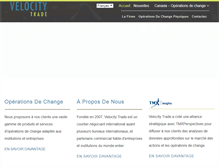 Tablet Screenshot of fr.velocitytrade.com